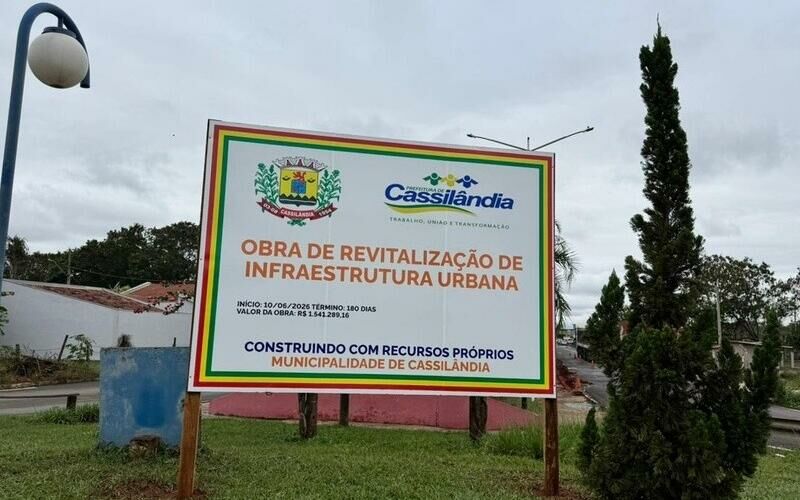Imagem de compartilhamento para o artigo Prefeitura inicia obras de revitalização da Avenida Juraci Lucas em Cassilândia da MS Todo dia
